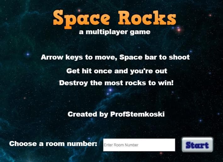 Multiplayer Asteroids