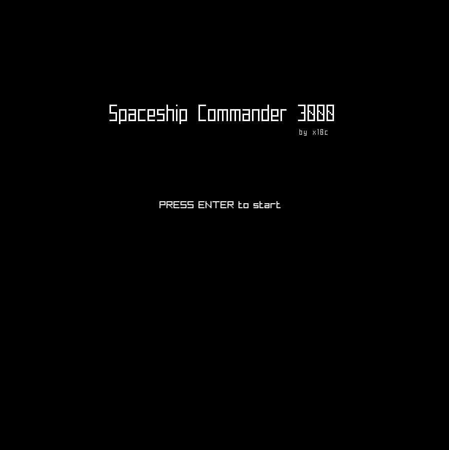 Spaceship commander 3000