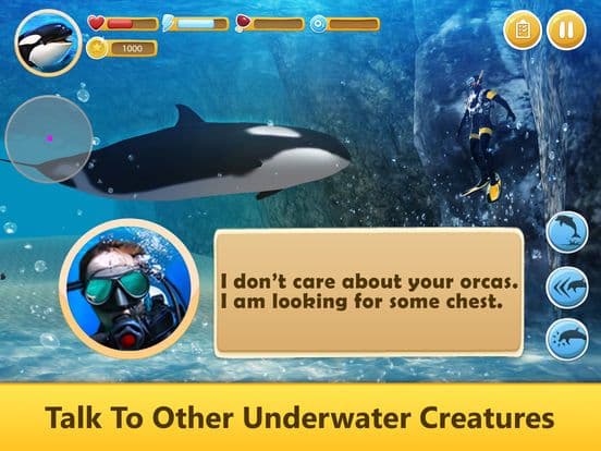 Ocean Whale Orca Simulator: Animal Quest 3D screenshot 3