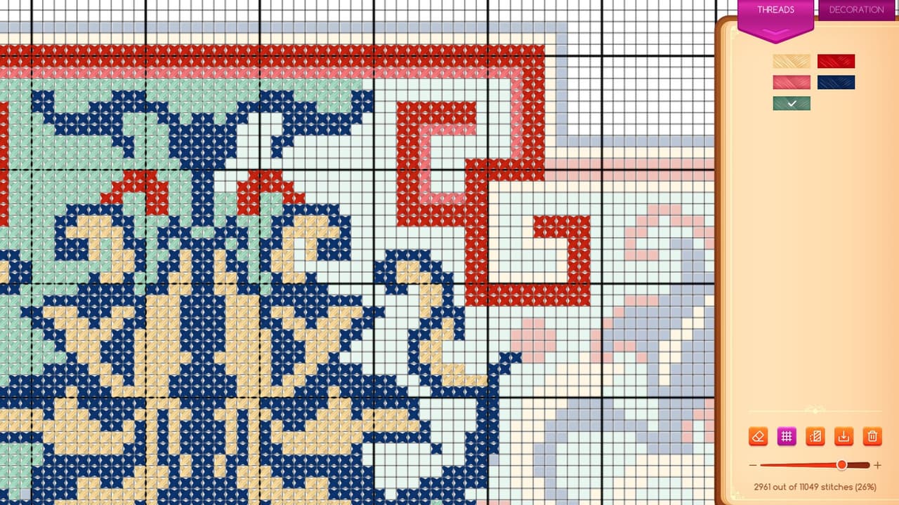 Cross-Stitch Puzzle screenshot 6