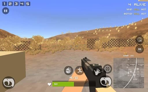 Grand Pixel Royale Battlegrounds Mobile Battle 3D
