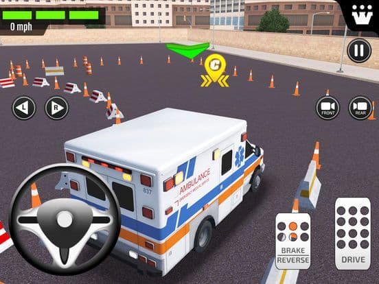 Emergency Car Driving Simulator screenshot 4