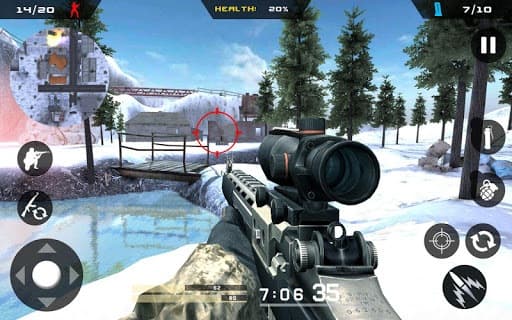 Winter Mountain Sniper - Modern Shooter Combat screenshot 3