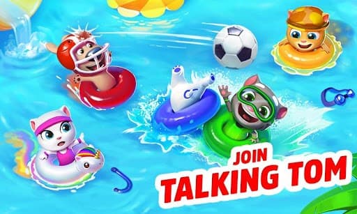 Talking Tom Pool Puzzle Game screenshot 2
