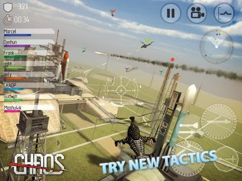CHAOS Combat Copters HD - #1 Multiplayer Helicopter Simulator 3D screenshot 2