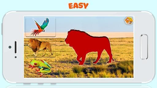 Animals puzzle game for kids screenshot 2