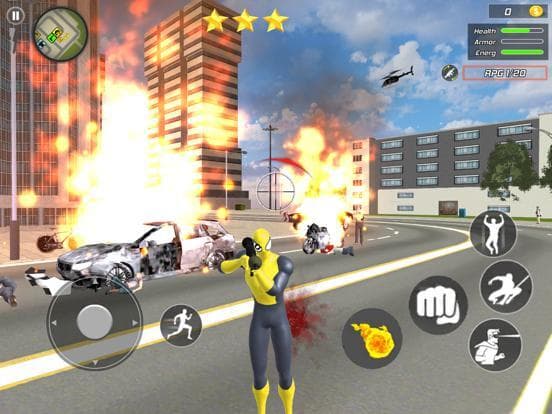Flying Spider Hero: Crime City