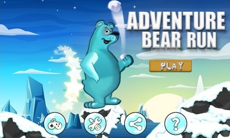 Adventure Ice Bear Run screenshot 2