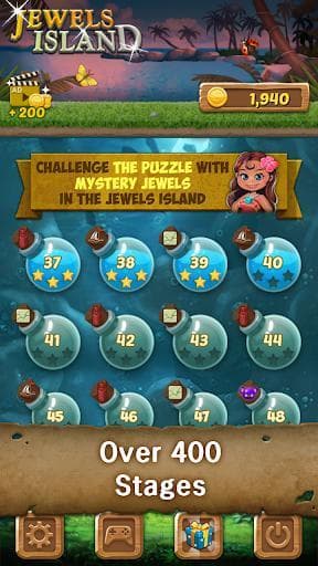 Jewels Island: Match-3 Puzzle