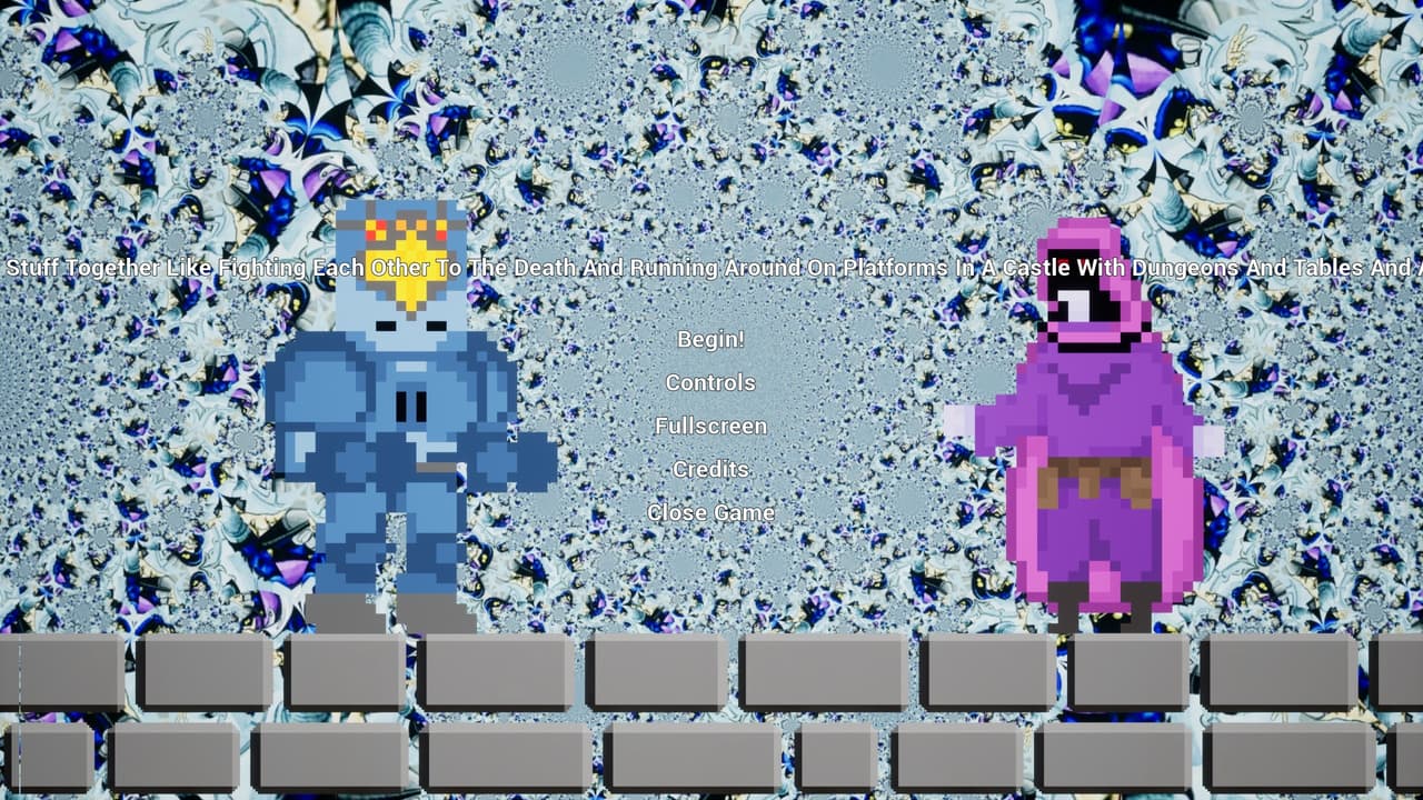 Knightboy and Magegirl Do the Cool Stuff Together Like Fighting Each Other To The Death And Running Around On Platforms screenshot 2
