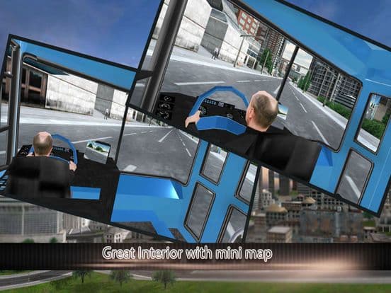 Modern city bus driver 3d: free simulation game screenshot 4