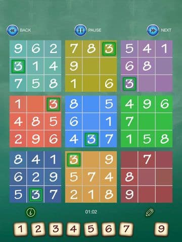 Sudoku -Challenged Math Number Puzzle Game