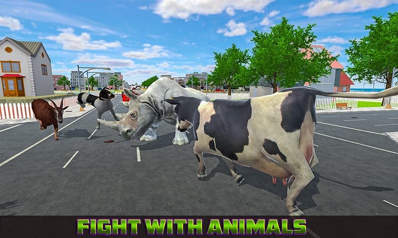 Wild Rhino City Rampage screenshot 2
