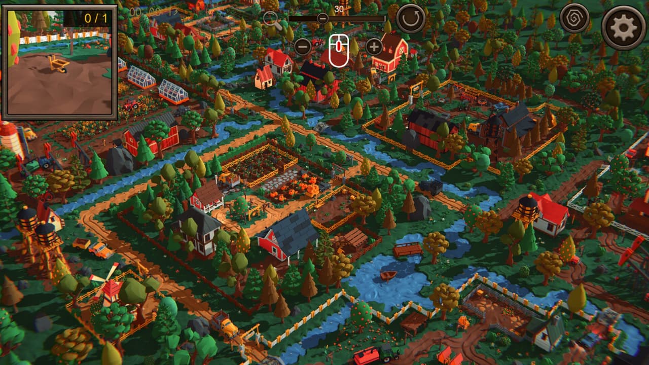 Hidden Farm Top-Down 3D