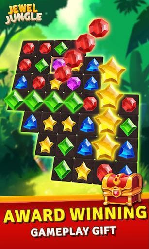 Jewels Jungle Treasure: Match 3 Puzzle