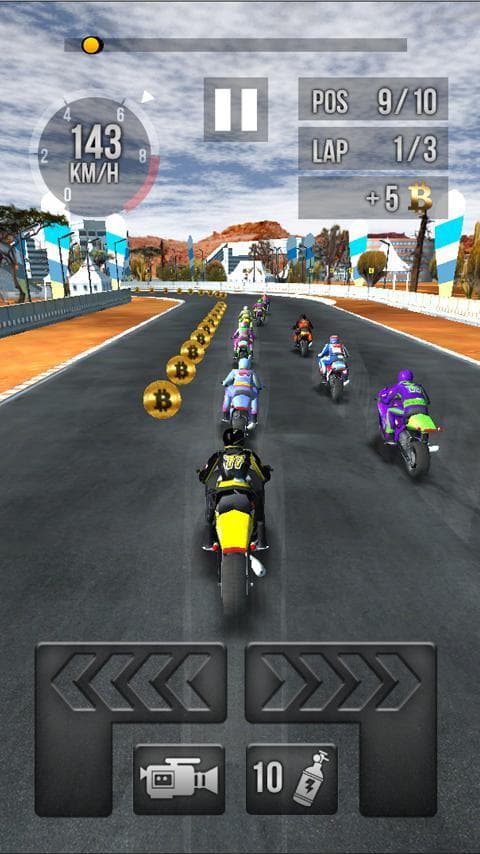 Thumb Motorbike Racing screenshot 3
