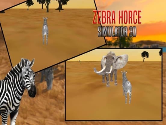 Zebra Horce Simulator 3D screenshot 5