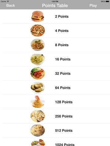 Food 2048 screenshot 3