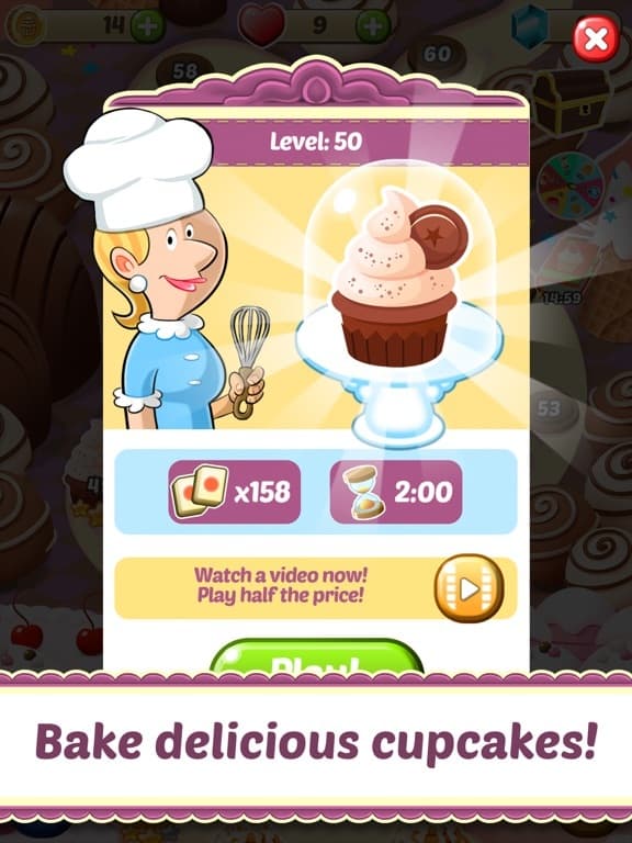 Mahjong Cupcake Bakery screenshot 2