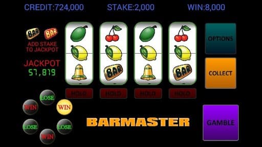 Barmaster slot machine screenshot 3