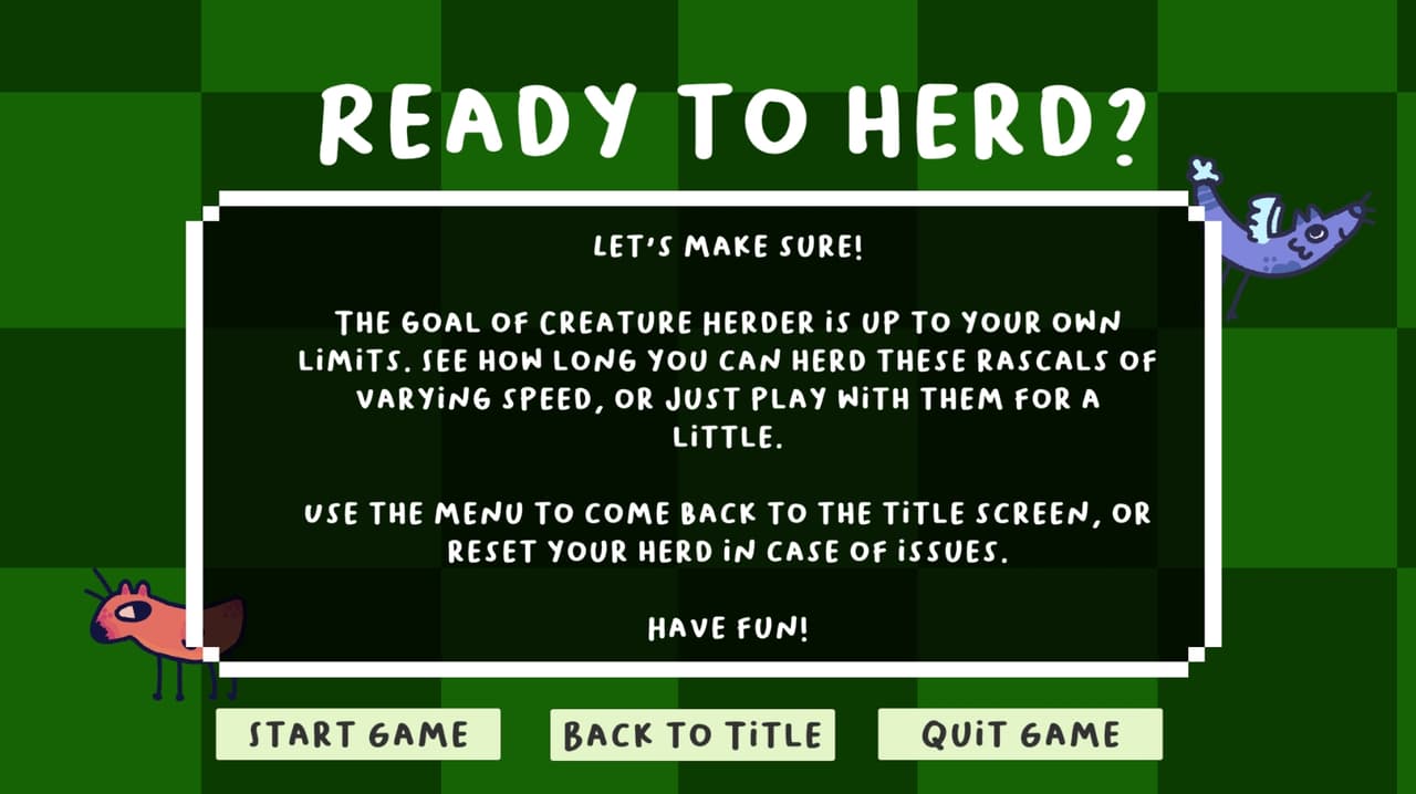 Creature Herder (prototype) screenshot 2