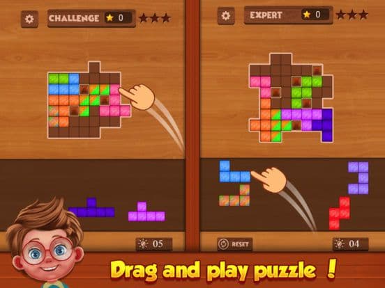 Wood Block Puzzles screenshot 2