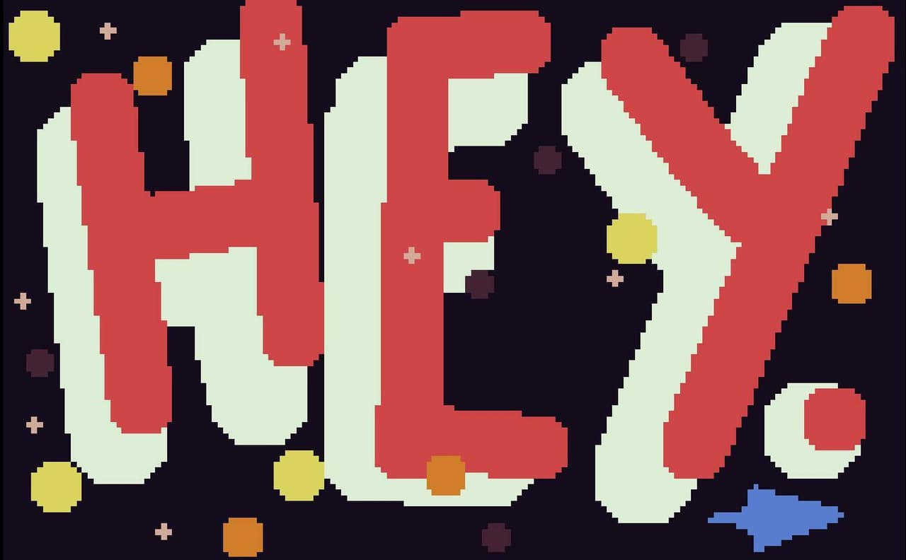 HEY! - A self-care guide I drew with a trackpad