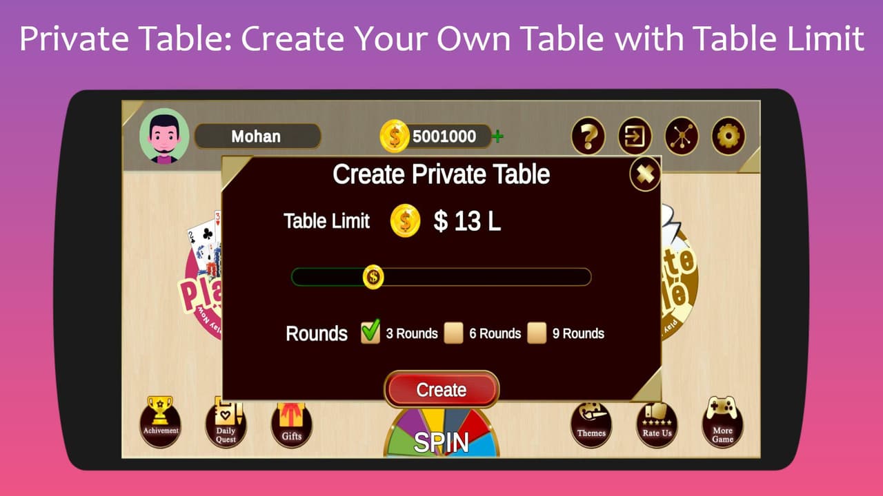 325 Card Game - Teen Do Panch screenshot 6