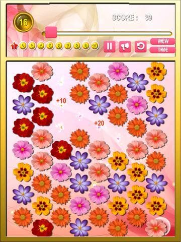 Flower Garden Bubble Dots: Match Threes Across The Board screenshot 3
