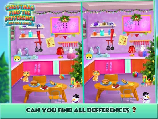 Christmas Find The Difference Multiple Levels screenshot 3