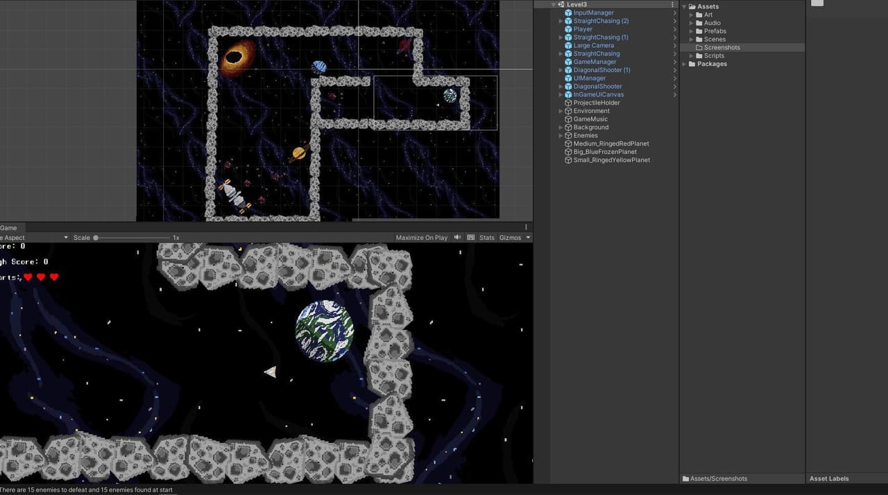 2D Survival Shooter (Erush27) screenshot 2