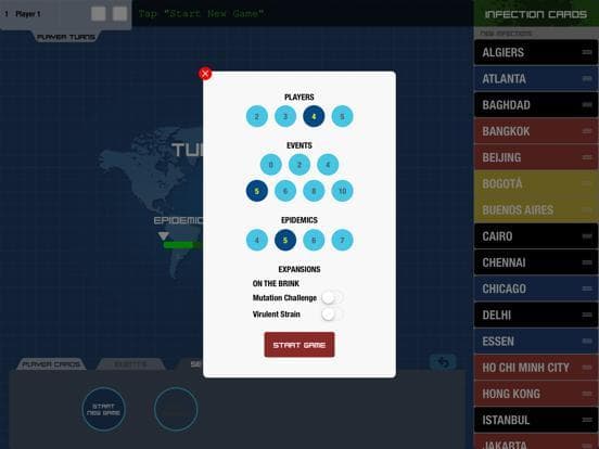 Pandemic Dominator - Board Game Assistant - Legacy screenshot 3