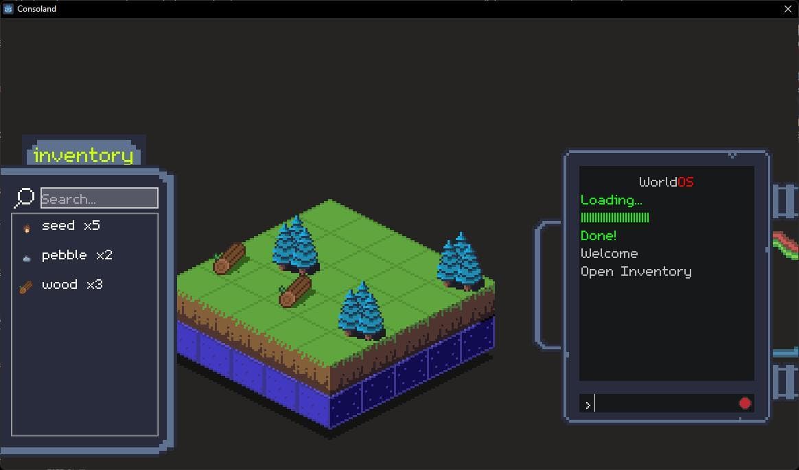 Consoland screenshot 2