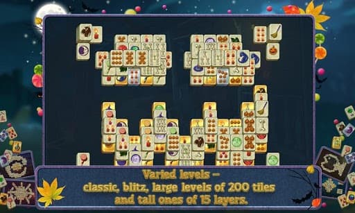 Mahjong Halloween Night Free screenshot 5