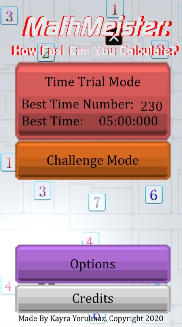 MathMeister: How Fast Can You Calculate?