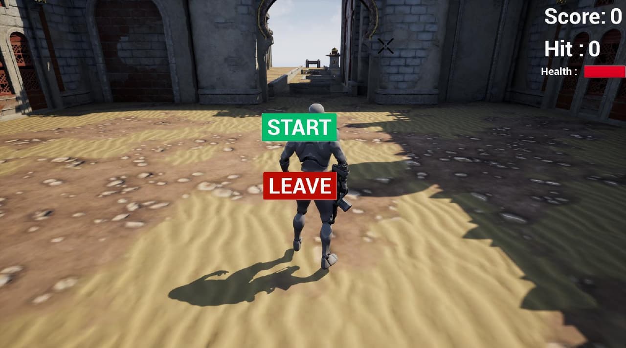 Runner Shooter Flying screenshot 2