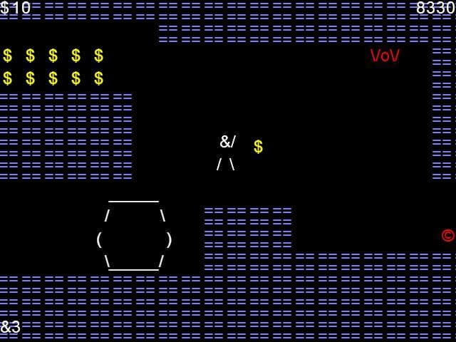 Mr. Ampersands Adventures in ASCII World screenshot 3