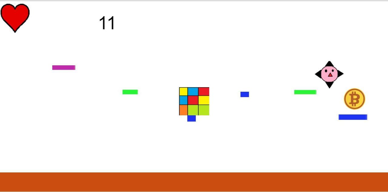 super simple parkour game
