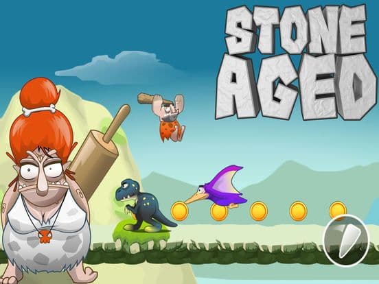 Stone Aged - Caveman Runner In Super Stone Age World screenshot 2