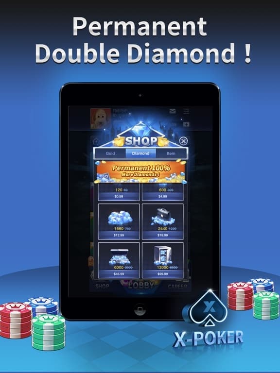X-Poker - Online Home Game screenshot 2