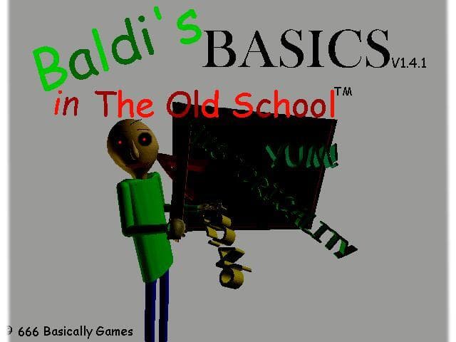 Baldis Basics The Old School v 1.4.1