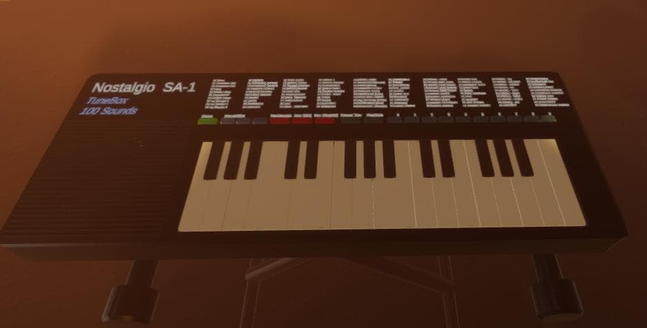"Nostalgio" VR Keyboard screenshot 2