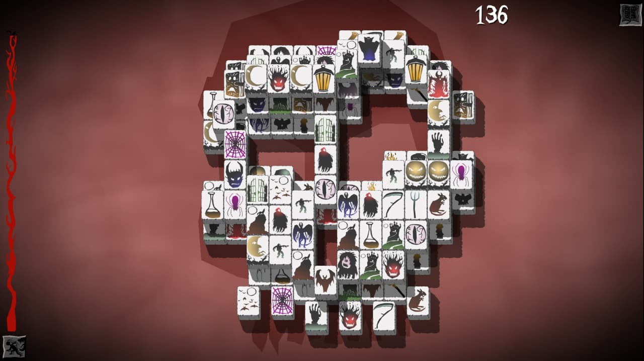 Creepy Mahjong screenshot 2