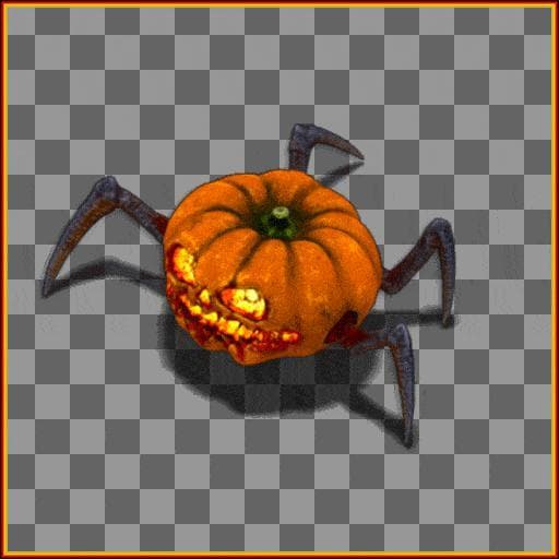 Animated Isometric Halloween Pumpkin Spider screenshot 6