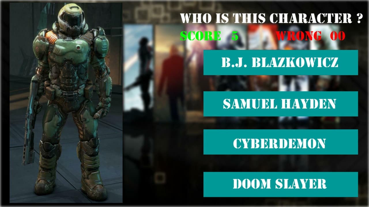 Identify the Game Character. screenshot 4