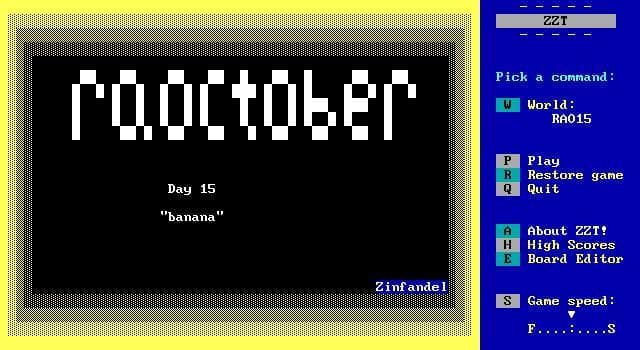 raoctober day 15 - "banana"
