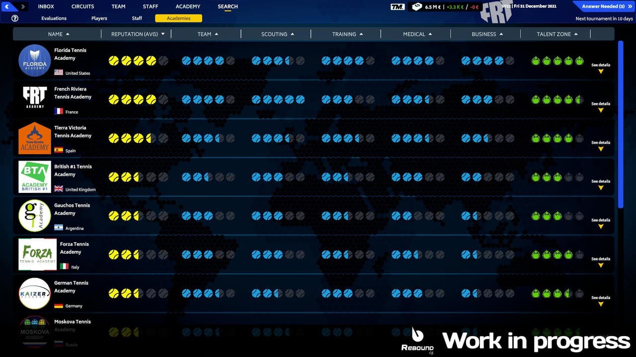 Tennis Manager 2023 screenshot 3