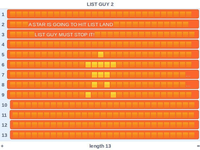 List Guy 2: A Falling Star screenshot 3