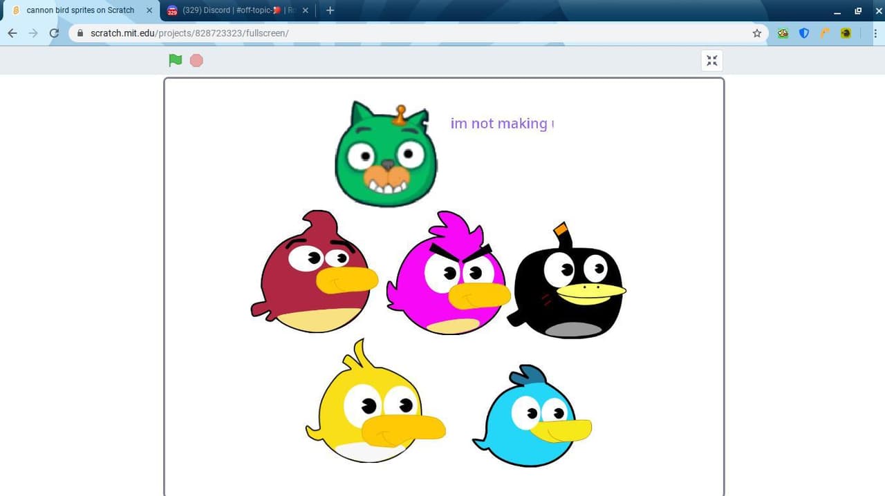 cannon birds 4 (scratched) screenshot 2