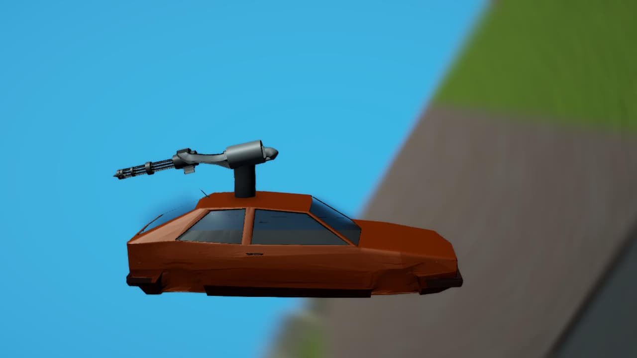 Machine Gun Powered Vehicle